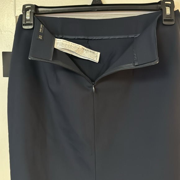 ZARA Basic Black Tie Front Straight Pencil Skirt New NWT Sexy Classic Career M - Picture 12 of 17